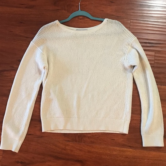 Vince Lattice Stitch Crew Neck Sweater - Picture 4 of 5